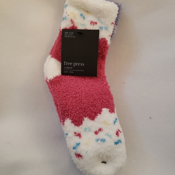 free press Accessories - free press 2 Pair Soft Warm Fuzzy Socks